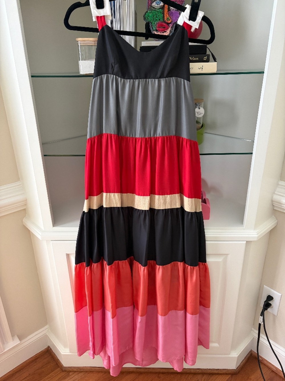 Armani exchange silk maxi dress